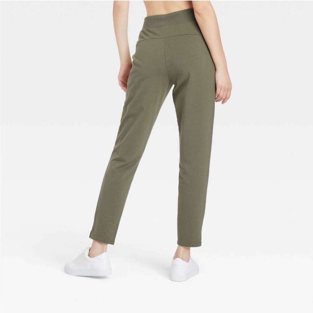 Olive green sweat pants